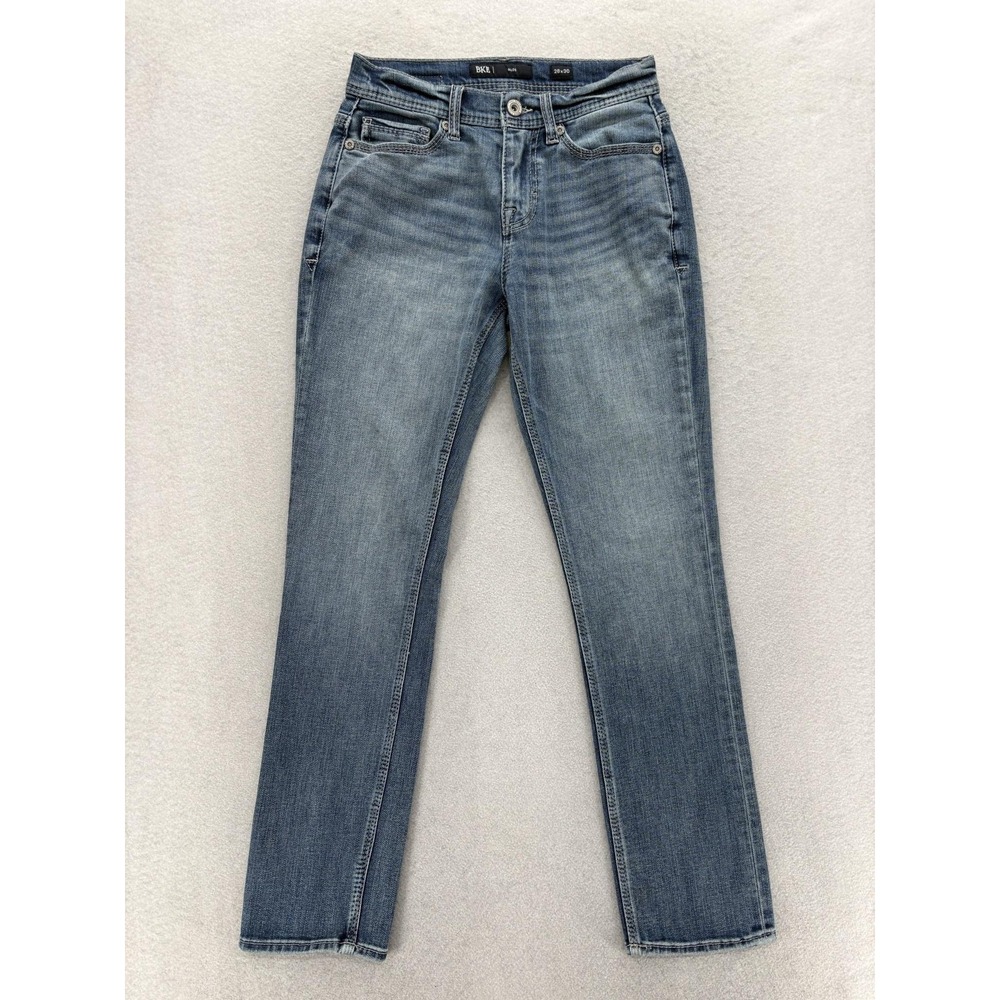 Buckle BKE Alec Jeans Mens 28x30 Blue Medium Wash Slim Straight Denim Pants Y2K